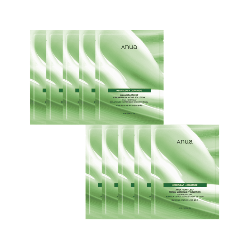 Anua Face Mask Heartleaf Cream Mask Night Solution 25ml