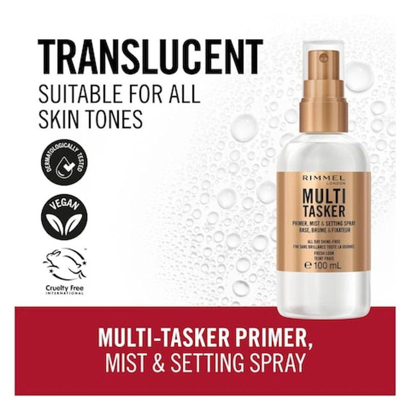 Rimmel Multi Tasker All Day Shine Free Primer Mist & Setting Spray 100ml
