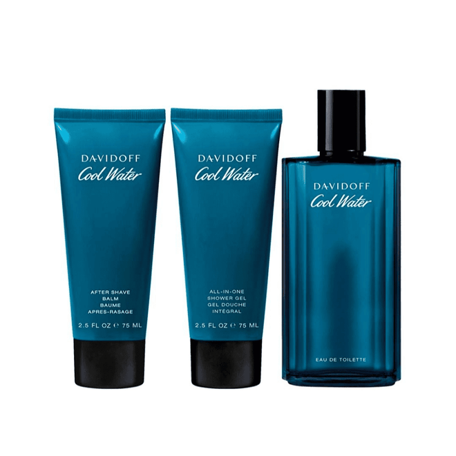 Davidoff Cool Water (M) Set EDT 125ml + Aftershave 75ml + Showergel 75ml