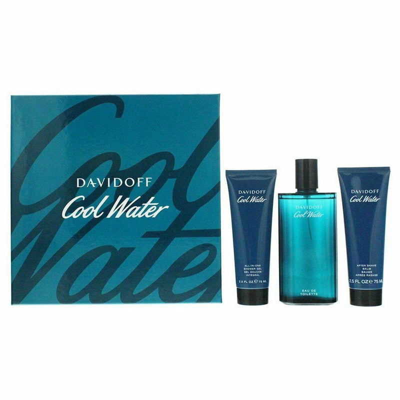 Davidoff Cool Water (M) Set EDT 125ml + Aftershave 75ml + Showergel 75ml