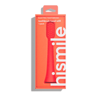 Hismile Electric Toothbrush Head Refills Bright Red 1 Pack