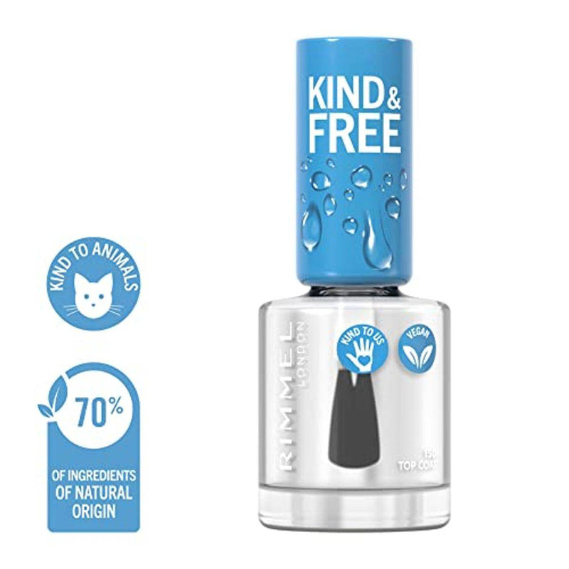 Rimmel Kind & Free Nail Polish 150 Top Coat 8ml