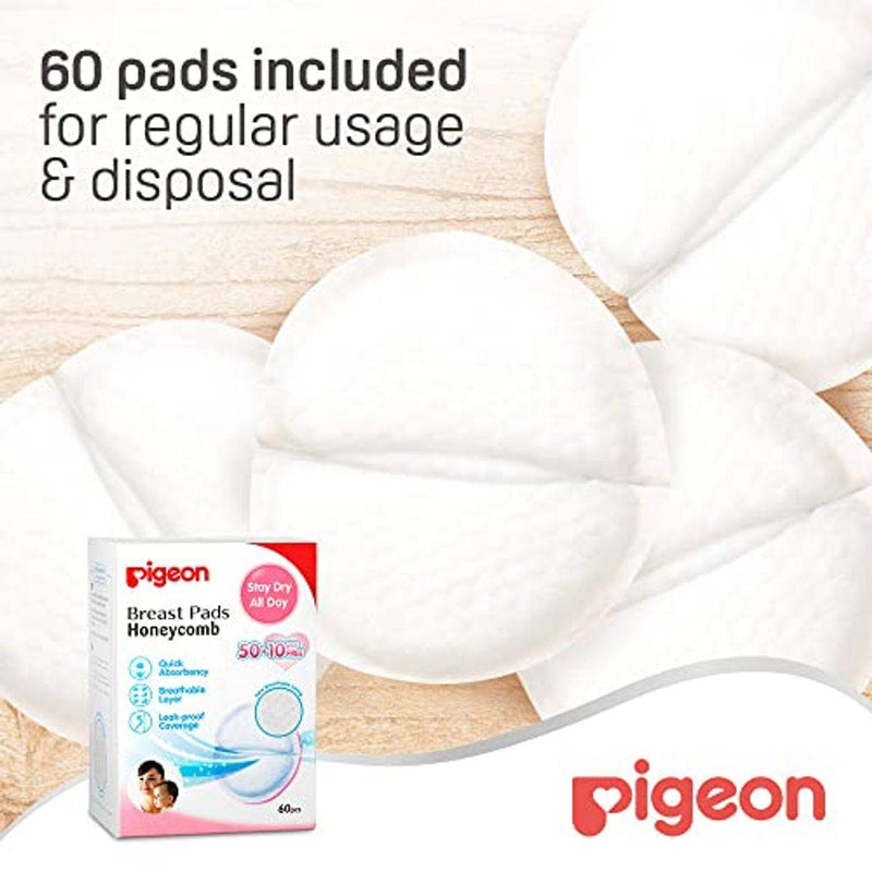 Pigeon Breast Pads Honey Comb 60 Pack