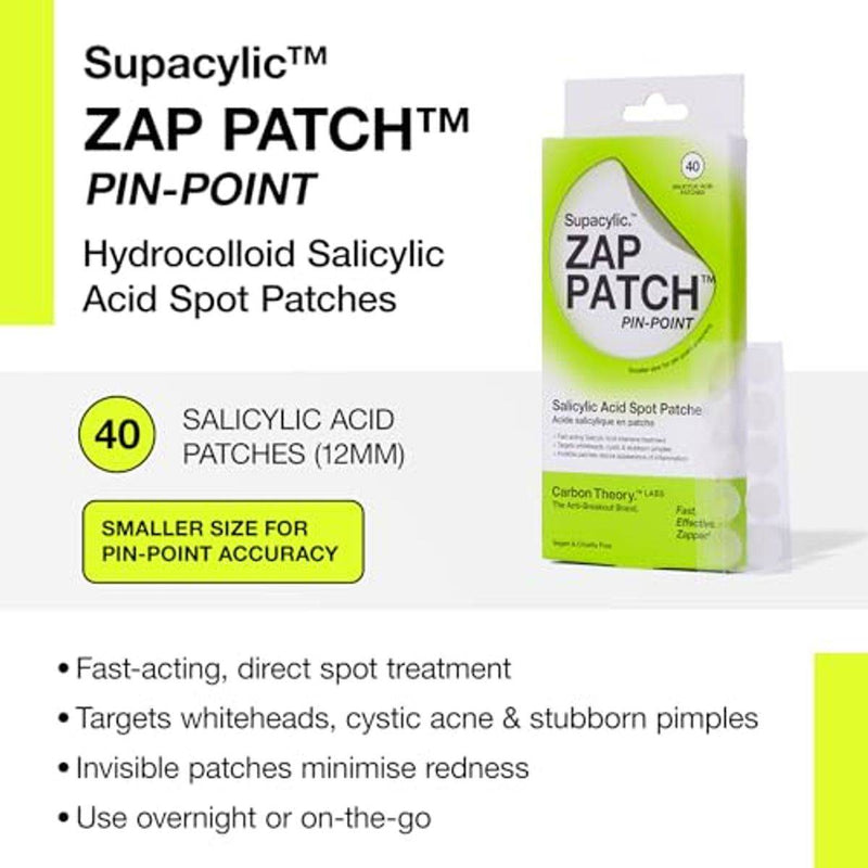 Carbon Theory Zap Supacylic Pin Point Salicylic Acid Spot Patches 40 Pieces