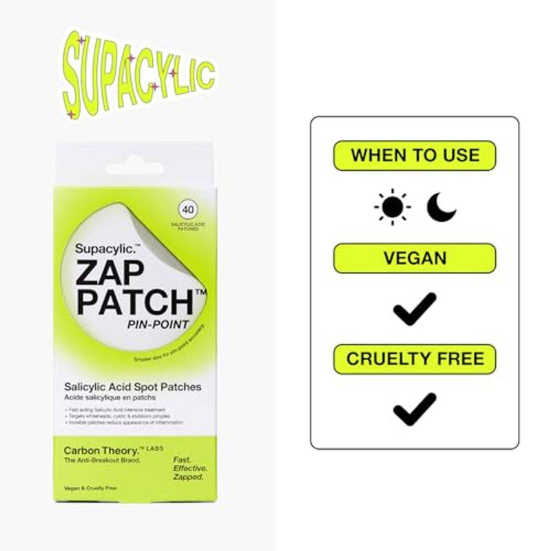 Carbon Theory Zap Supacylic Pin Point Salicylic Acid Spot Patches 40 Pieces