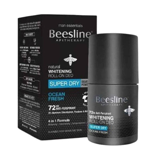 Beesline Men Deodorant Roll On Whitening Ocean Fresh 50ml