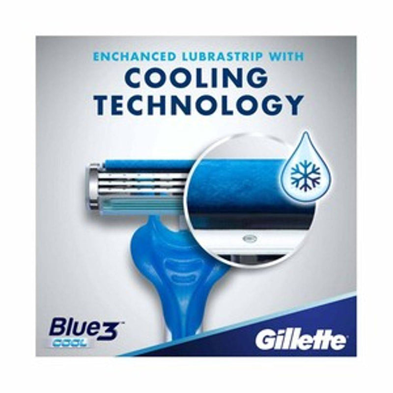 Gillette Razor Disposable Blue3 Cool 3 Count
