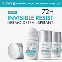 Vichy 72Hr Invisible Resist Antiperspirant Women Roll-On 50ml