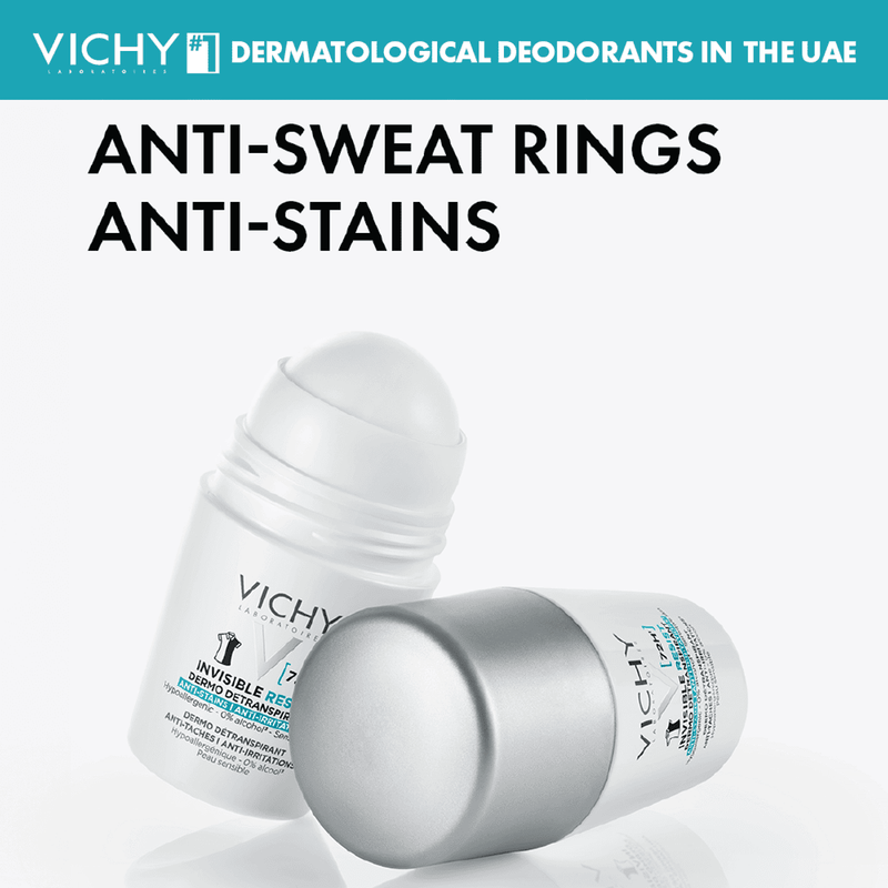 Vichy 72Hr Invisible Resist Antiperspirant Women Roll-On 50ml