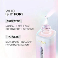 Loreal Paris Glycolic Bright Glycolic Acid Face Serum 15ml