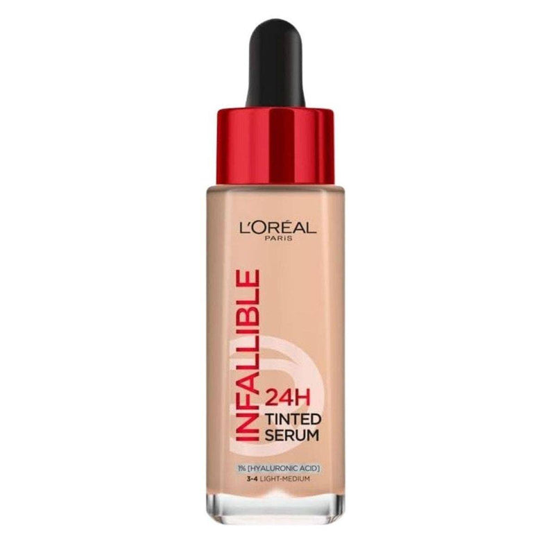 Loreal Paris Infaillible 24Hr Tinted Serum Light Medium 3-4