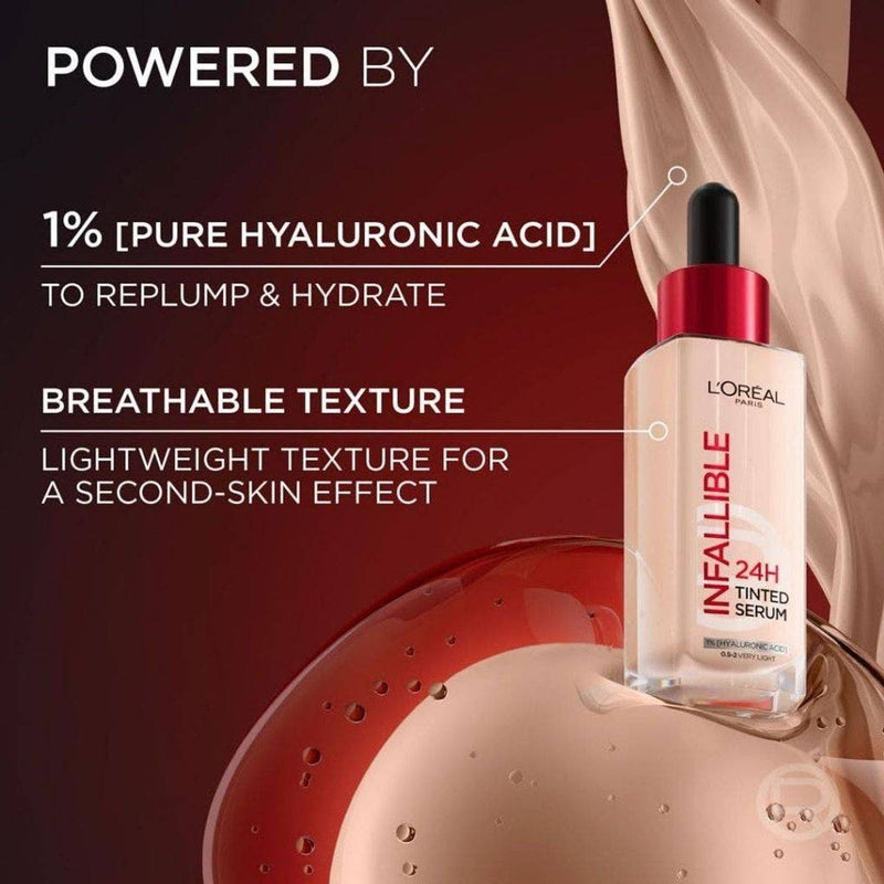 Loreal Paris Infaillible 24Hr Tinted Serum Tan 6-7