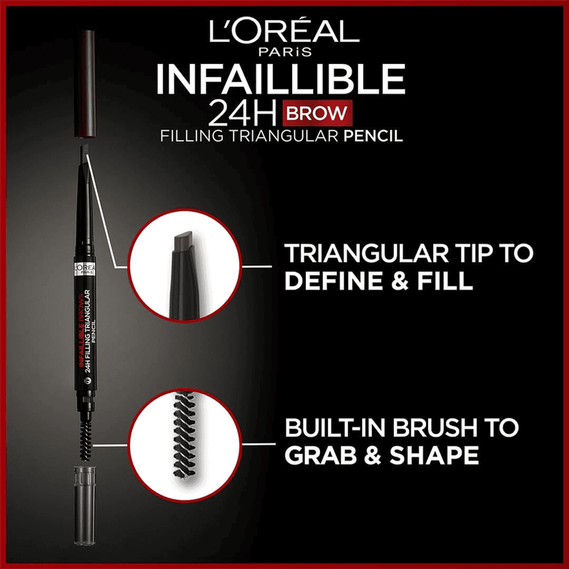 Loreal Paris Infallible Brows Filling Triangular Pencil 5.23 Auburn