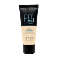 Maybelline Fit Me Matte Poreless Mixture 100 Warm Ivory