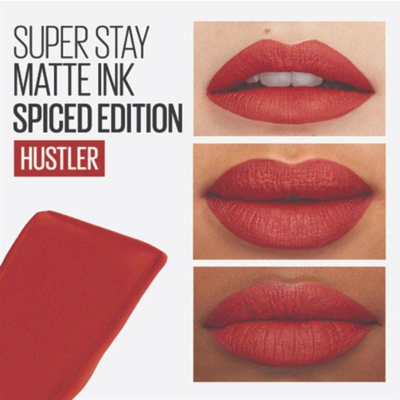 Maybelline Superstay Matte Ink Spiced Lipstick 335 Hustler