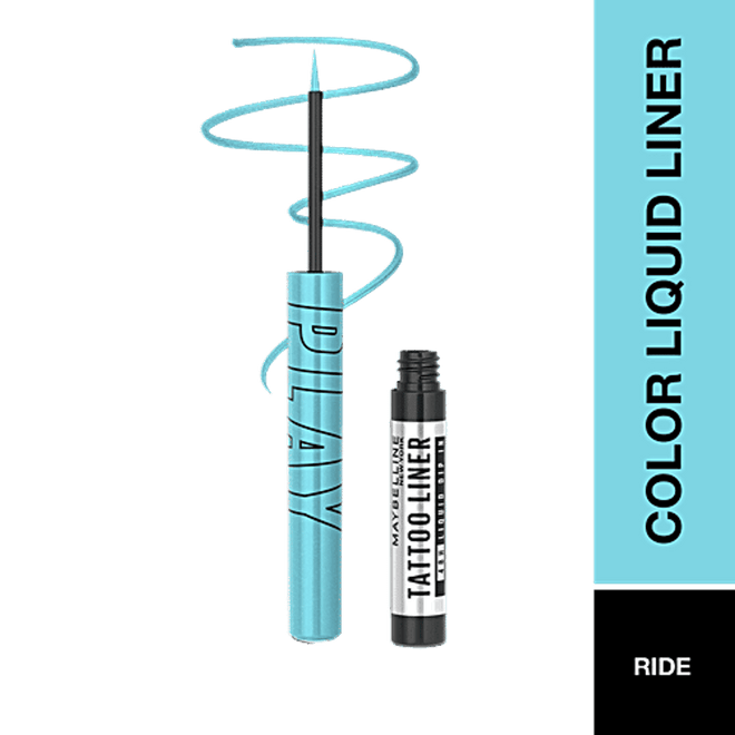 Maybelline Tattoo Play Liquid Eyeliner Light Blue Ride 2.1ml