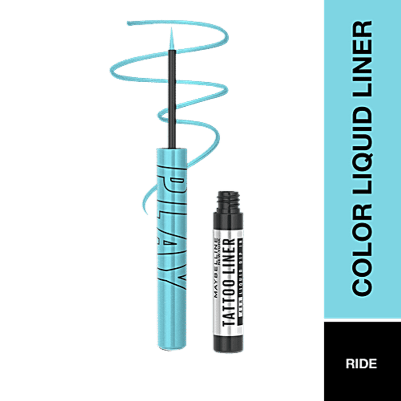 Maybelline Tattoo Play Liquid Eyeliner Light Blue Ride 2.1ml