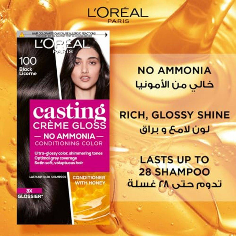 Loreal Paris Casting Creme Gloss 100 Black Licorice