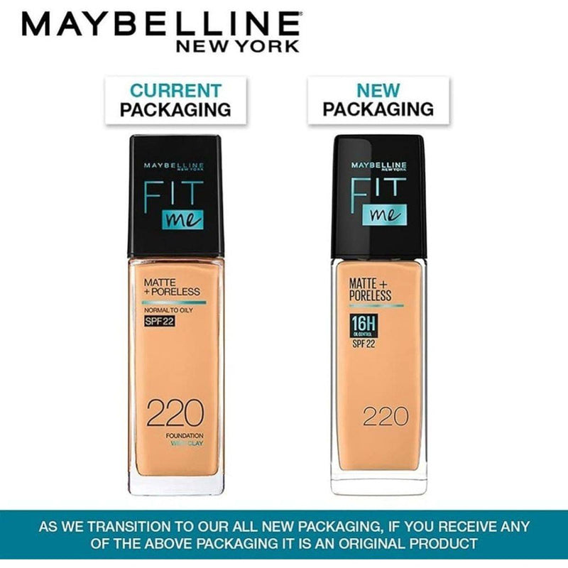 Maybelline Fit Me Matte + Poreless Liquid Foundation SPF22 220
