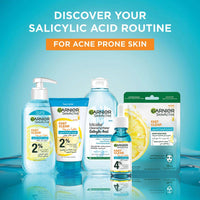 Garnier Skinactive Fast Clear Salicylic Acid Salicylic Acid 3 in 1 Face Wash 150ml