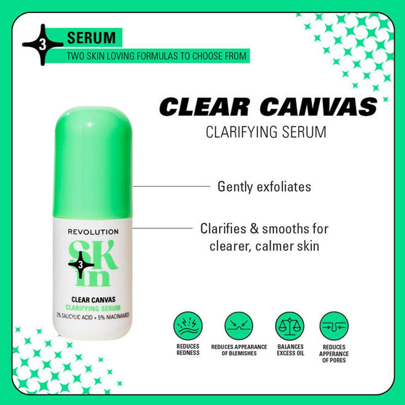 Revolution Skincare Clear Canvas Clarifying Serum 30ml