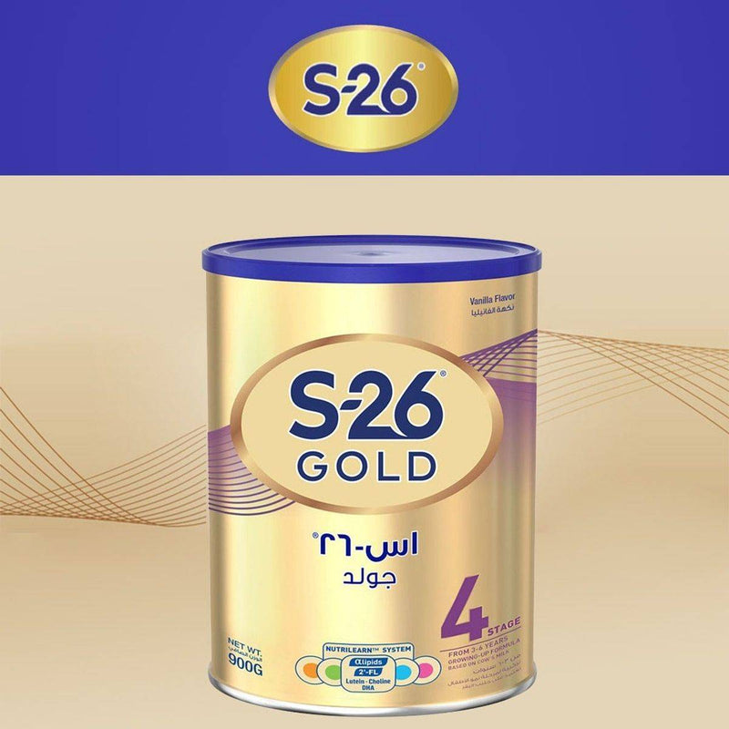 S26 Gold Growing Up Formula Stage 4 (3-6 Years) 900g