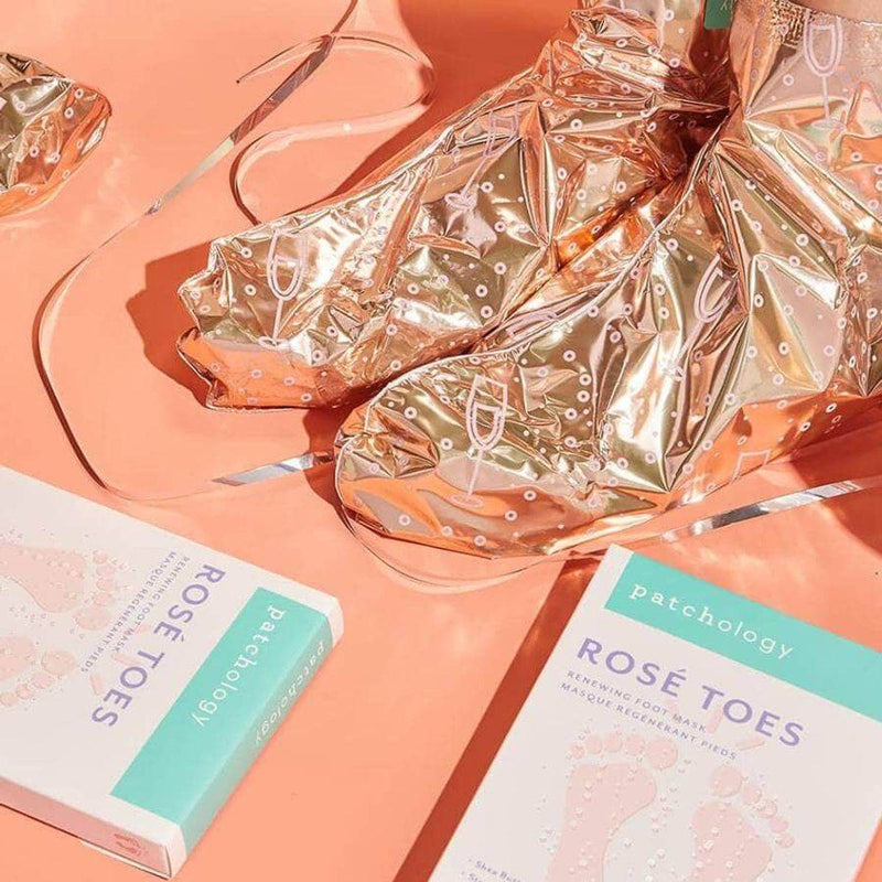 Patchology Rose Toes Foot Mask 1 Pack