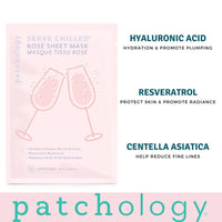 Patchology Serve Chilled Rose Sheet Mask 2 Pack