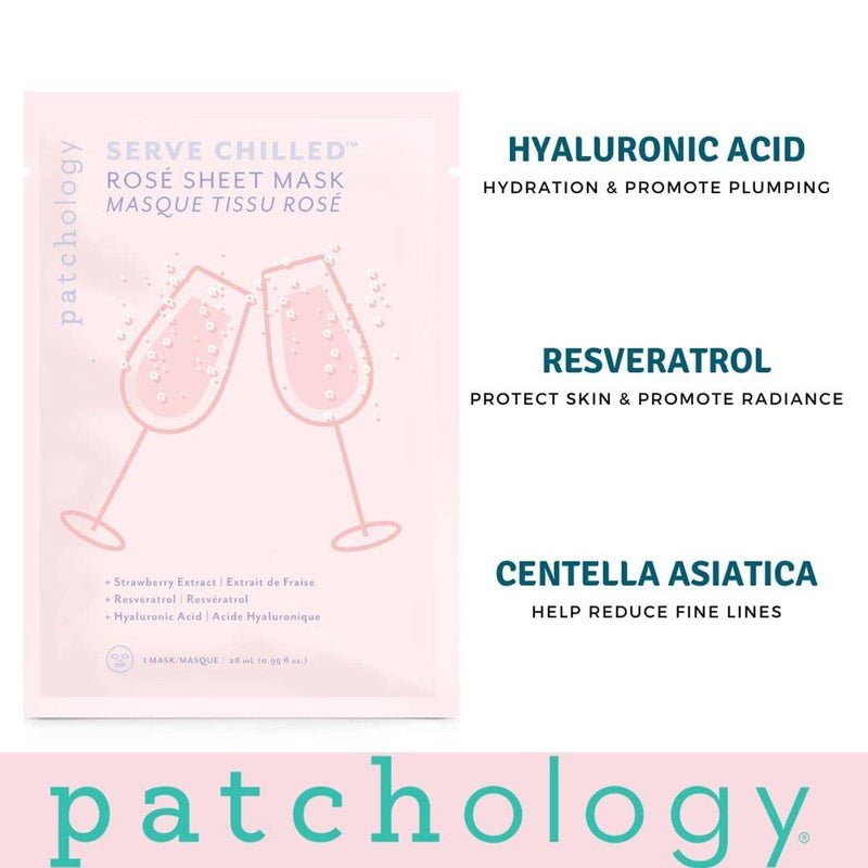 Patchology Serve Chilled Rose Sheet Mask 2 Pack