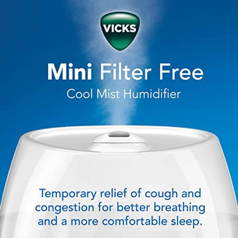 Vicks Humidifier Cool Mist Ultrasonic Mini VUL525E1