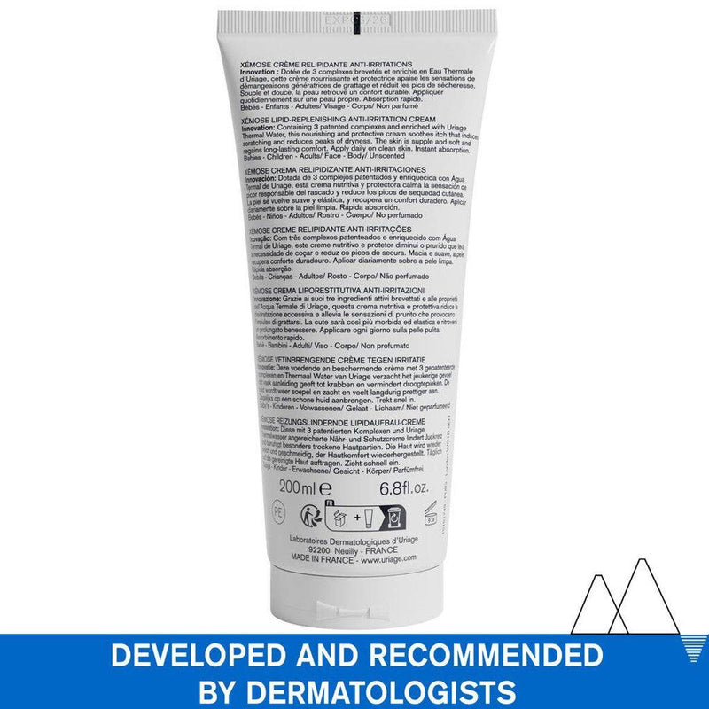 Uriage Xemose Lipid Replenishing Cream 200ml
