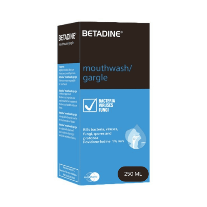 Betadine Gargle & Mouthwash 250ml