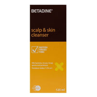 Betadine Scalp & Skin Cleanser 125ml