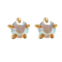 Studex Gold Plated Maxi Tiffany AB Crystal Card