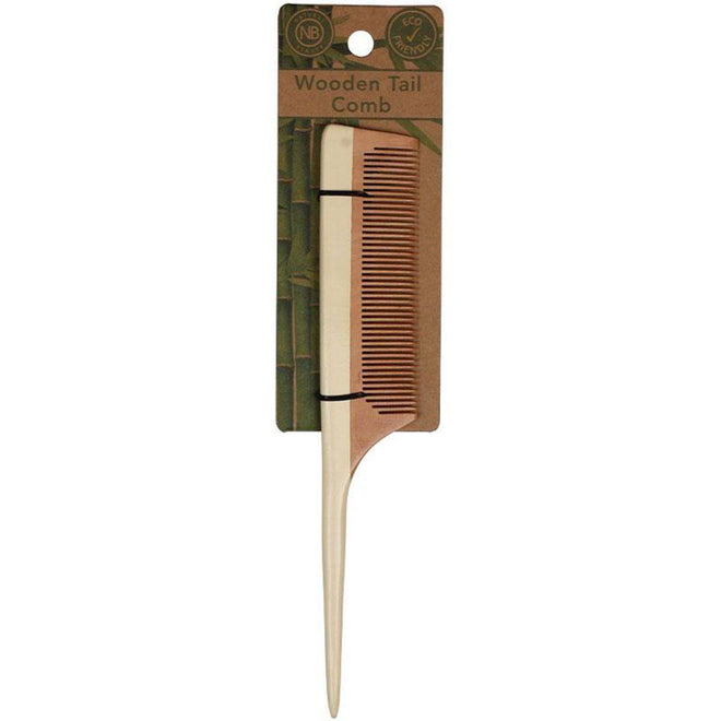 Natural Beauty Wooden Tail Comb