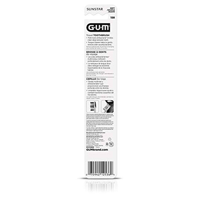 Gum Travel Single Toothbrush Soft