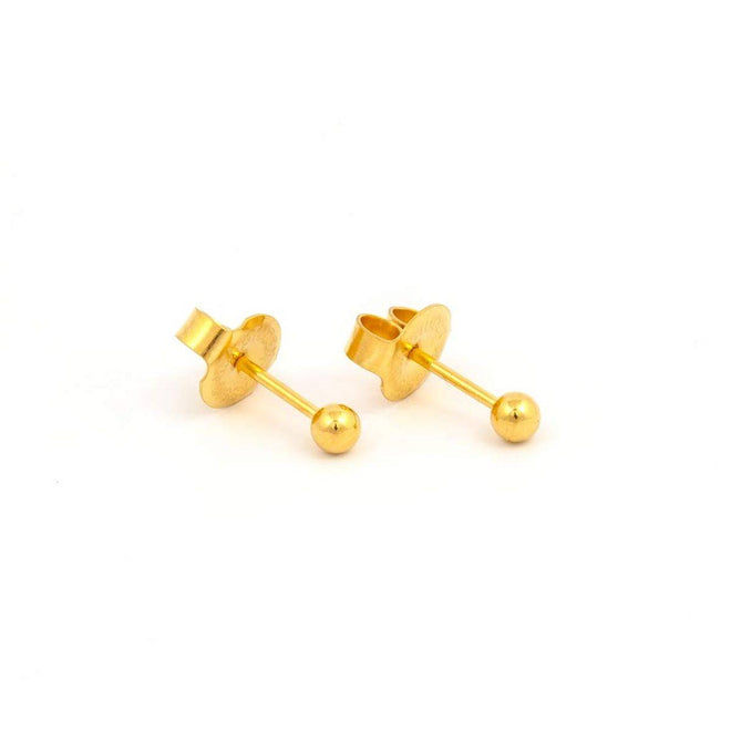 Studex Gold Plated Mini Traditional Ball Card