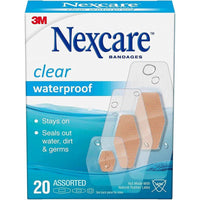 Nexcare Bandages Clear Waterproof 20 Plasters