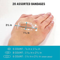 Nexcare Bandages Clear Waterproof 20 Plasters