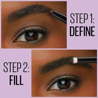 Maybelline Express Brow Satin Duo 02 Medium Brown