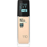 Maybelline Fit Me Matte + Poreless Liquid Foundation SPF22 110