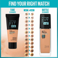 Maybelline Fit Me Matte + Poreless Liquid Foundation SPF22 110