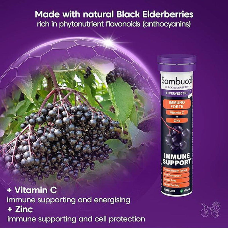Sambucol Immuno Forte Effervescent 15 Tablets