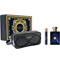 Versace Pour Homme Dylan Blue (M) Set EDT 100ml + EDT 10ml Travel Spray + Trousse