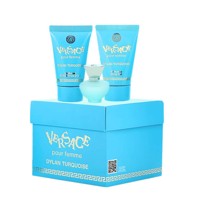 Versace Pour Femme Dylan Turquoise (W) Set EDT 50ml + Body Gel 50ml + Bath & Showergel 50ml A