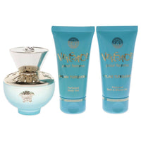 Versace Pour Femme Dylan Turquoise (W) Set EDT 50ml + Body Gel 50ml + Bath & Showergel 50ml B