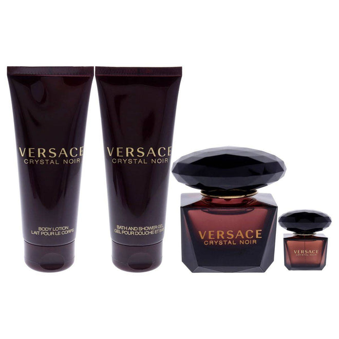 Versace Crystal Noir (W) Set EDP 90ml + EDP 5ml + Body Lotion 100ml + Bath & Showergel 100ml