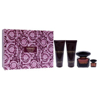 Versace Crystal Noir (W) Set EDP 90ml + EDP 5ml + Body Lotion 100ml + Bath & Showergel 100ml
