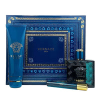 Versace Eros (M) Set EDT 100ml + EDT 10ml Travel Spray + Black Trousse
