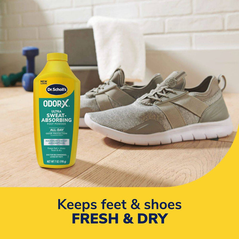 Dr Scholls Sweat Absorbing Foot Powder 198g